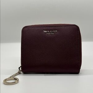 Kate Spade Maroon Compact Wallet
